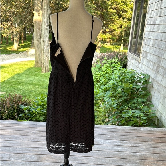 LOFT Black Spaghetti Strap Midi Sundress - Picture 6 of 7